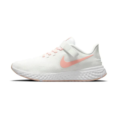 (W) Nike Revolution 5 FlyEase 'Summit White Crimson Bliss'