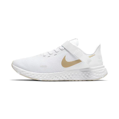 (W) Nike Revolution 5 FlyEase /Golden 'White'