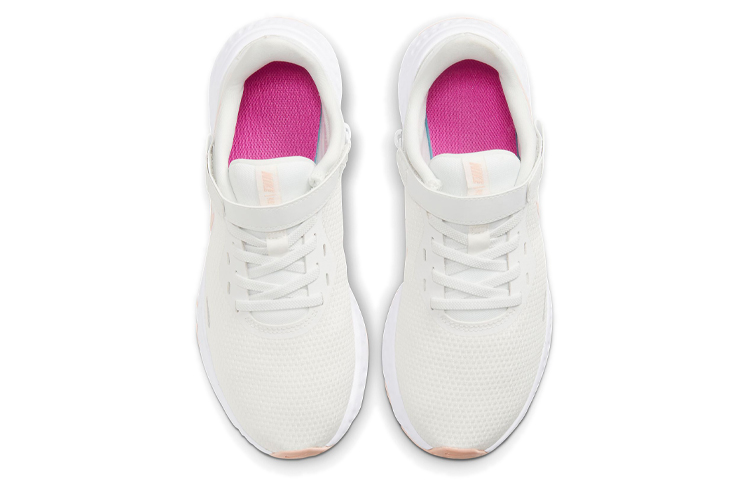 Shop (Women) Nike Revolution 5 FlyEase 'White Washed Coral' BQ3212-103