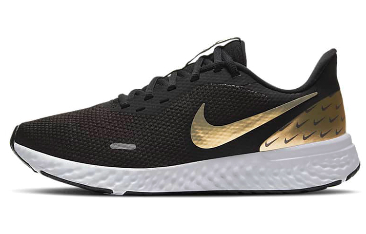 (Women) Nike Revolution 5 Premium 'Black Metallic Gold' CV0158-001