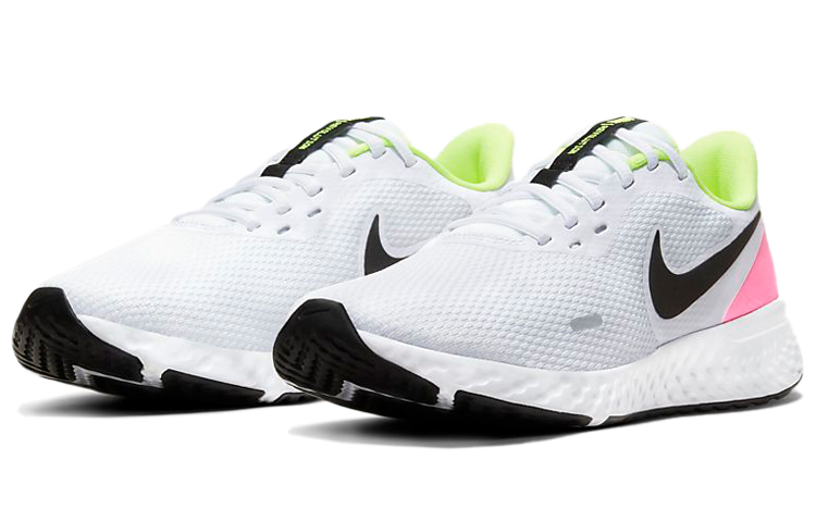 (W) Nike Revolution 5 White/Pink/Green 圖 3