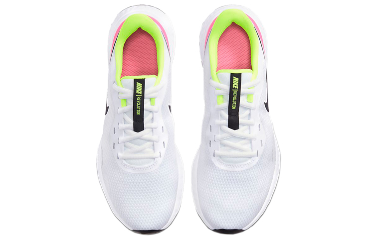 (W) Nike Revolution 5 White/Pink/Green 圖 4