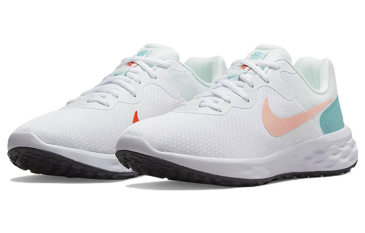 Lookbook Nike REVOLUTION 6 低筒 跑步鞋 女款 白