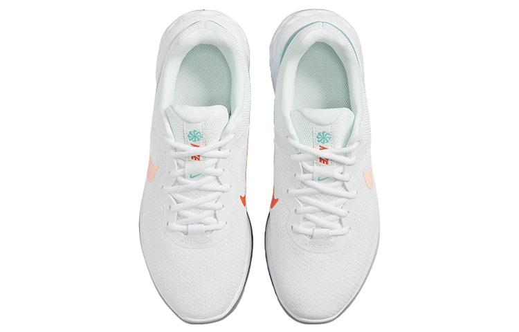 Shop Nike REVOLUTION 6 低筒 跑步鞋 女款 白