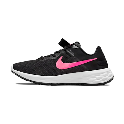 (W) Nike Revolution 6 FlyEase Next Nature 'Black Hyper Pink'