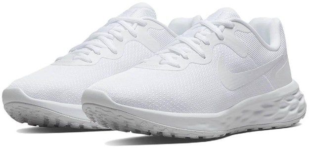 (W) Nike Revolution 6 Next Nature 'Putih Triple' DC3729-102 Lookbook (W) Nike Revolution 6 Next Nature 'Putih Triple' DC3729-102