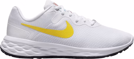 (Women) Nike Revolution 6 Next Nature 'White Opti Yellow' DC3729-105 (Women) Nike Revolution 6 Next Nature 'White Opti Yellow' DC3729-105