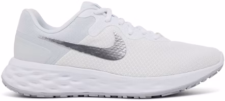 (Women) Nike Revolution 6 Next Nature 'White Pure Platinum' DC3729-101 (Women) Nike Revolution 6 Next Nature 'White Pure Platinum' DC3729-101