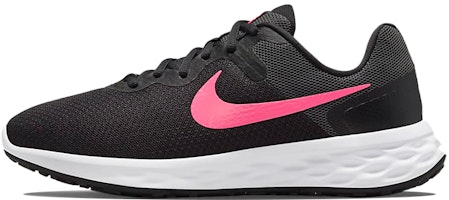 (Women) Nike Revolution 6 Next Nature Wide 'Black Hyper Pink' DC9001-002 (Women) Nike Revolution 6 Next Nature Wide 'Black Hyper Pink' DC9001-002