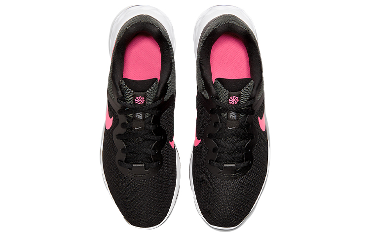 Purchase 耐吉 Revolution 6 Next Nature 舒適透氣 低幫休閒跑步鞋 女款 黑粉 可回收材料