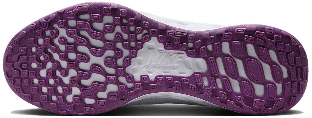 (W) Nike Revolution 6 Lebar 'Putih Ungu Cerah' DC9001-106 Details for (W) Nike Revolution 6 Lebar 'Putih Ungu Cerah' DC9001-106