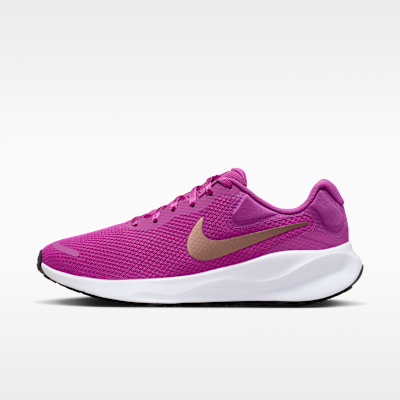 (Women) Nike Revolution 7 Hot Fuchsia/White/Black/Metallic Red Bronze FB2208-501