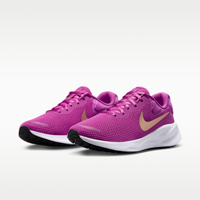 Purchase (W) Nike Revolution 7 Hot Fuchsia/Putih/Hitam/Metallic Red Bronze FB2208-501