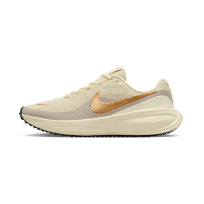 (W) Nike Revolution 8 Light Khaki/Coconut Milk/Off Noir/Metallic Gold