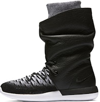 (Women) Nike Roshe 2 Flyknit Hi 'Black White' 861708-002 (Women) Nike Roshe 2 Flyknit Hi 'Black White' 861708-002