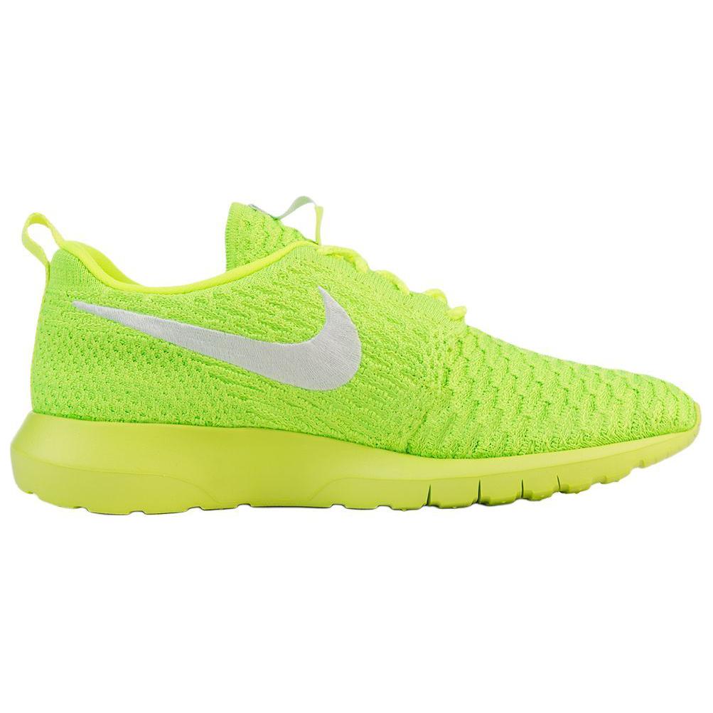 Order (W) Nike Roshe NM Flyknit 'Volt' Sepatu Sneakers Pria Hijau Neon 843386-701