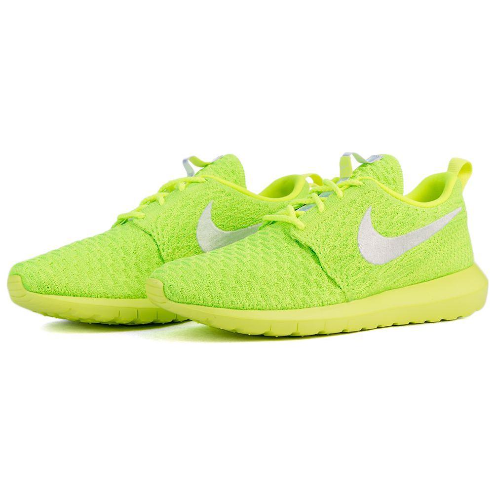 Lookbook (W) Nike Roshe NM Flyknit 'Volt' Sepatu Sneakers Pria Hijau Neon 843386-701
