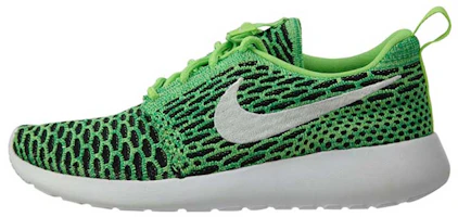 (Women) Nike Roshe One Flyknit 'Voltage Green' 704927-305 (Women) Nike Roshe One Flyknit 'Voltage Green' 704927-305