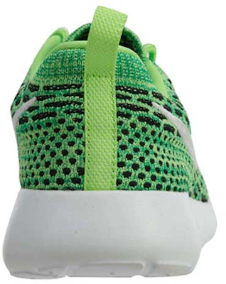 Nike Roshe One Flyknit 低幫跑步鞋 女款 綠色 Shop Nike Roshe One Flyknit 低幫跑步鞋 女款 綠色