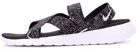 (Women) Nike Roshe One Sandal Print 'Black White' 832644-011 (Women) Nike Roshe One Sandal Print 'Black White' 832644-011