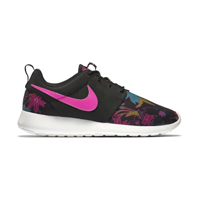 (W) Nike Roshe Run Floral Print Pink Foil