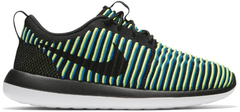 women-nike-roshe-two-flyknit-black-blue-volt-844929-003