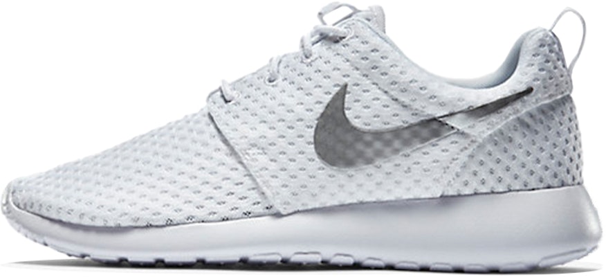 (Women) Nike Rosherun BR 'White Metallic' 724850-100 Buy (Women) Nike Rosherun BR 'White Metallic' 724850-100