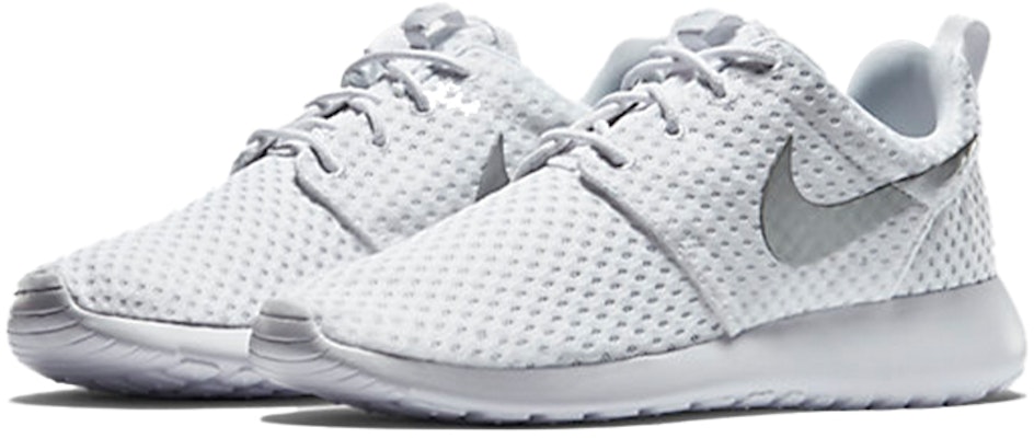 (Women) Nike Rosherun BR 'White Metallic' 724850-100 Lookbook (Women) Nike Rosherun BR 'White Metallic' 724850-100