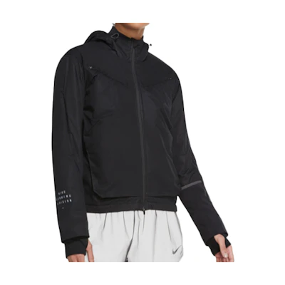 (Women) Nike Run Division Black Running Jacket with Hoodie CZ1531-010