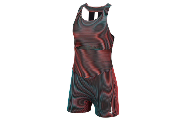 (Women) Nike Running Bodysuit Bright Deep Red CK4235-635