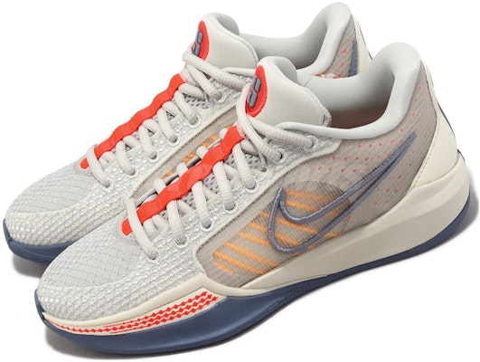 Nike Sabrina 1 合成皮革 舒適抓地 潮流運動 百搭 防滑耐磨 低筒 籃球鞋 女款 米白色 Lookbook Nike Sabrina 1 合成皮革 舒適抓地 潮流運動 百搭 防滑耐磨 低筒 籃球鞋 女款 米白色