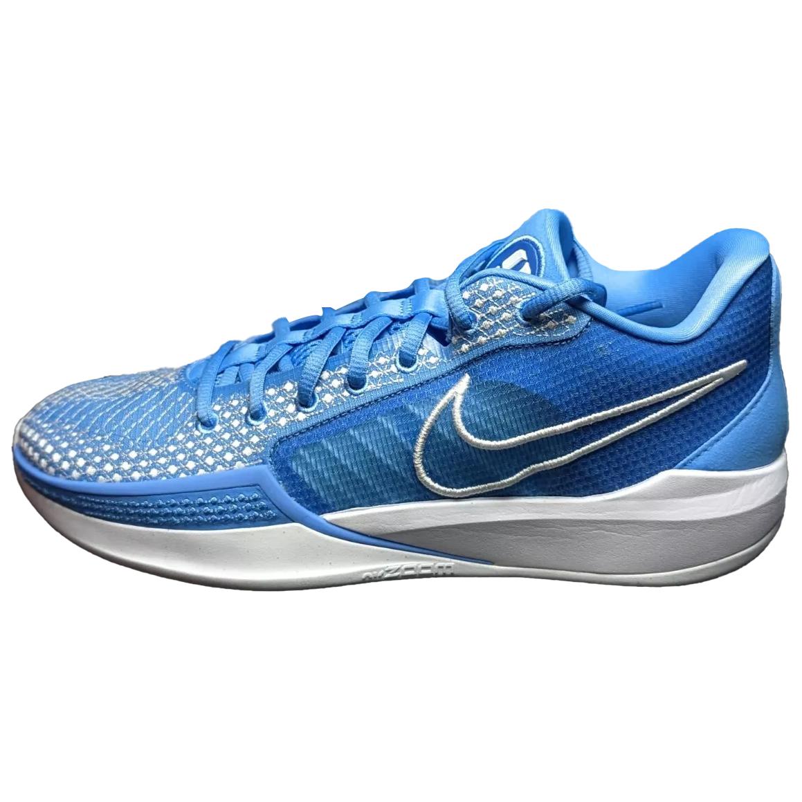 (Women) Nike Sabrina 1 Low-Top Basketball Shoes Blue White Comfort & Durability FQ3837-400