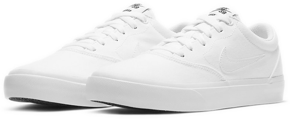 (Women) Nike SB Charge Canvas 'Triple White' CN5269-100 Lookbook (Women) Nike SB Charge Canvas 'Triple White' CN5269-100