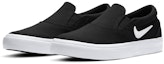 Lookbook (W) Nike SB Skateboard Charge Canvas Slip 'Hitam Putih' DA2607-001