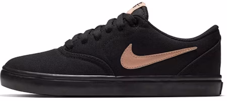 (Women) Nike SB Skateboard Check Solarsoft Canvas 'Black Pink' 921463-008 (Women) Nike SB Skateboard Check Solarsoft Canvas 'Black Pink' 921463-008