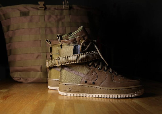 (Women) Nike SF Air Force 1 Golden Beige 857872-200 Lookbook (Women) Nike SF Air Force 1 Golden Beige 857872-200
