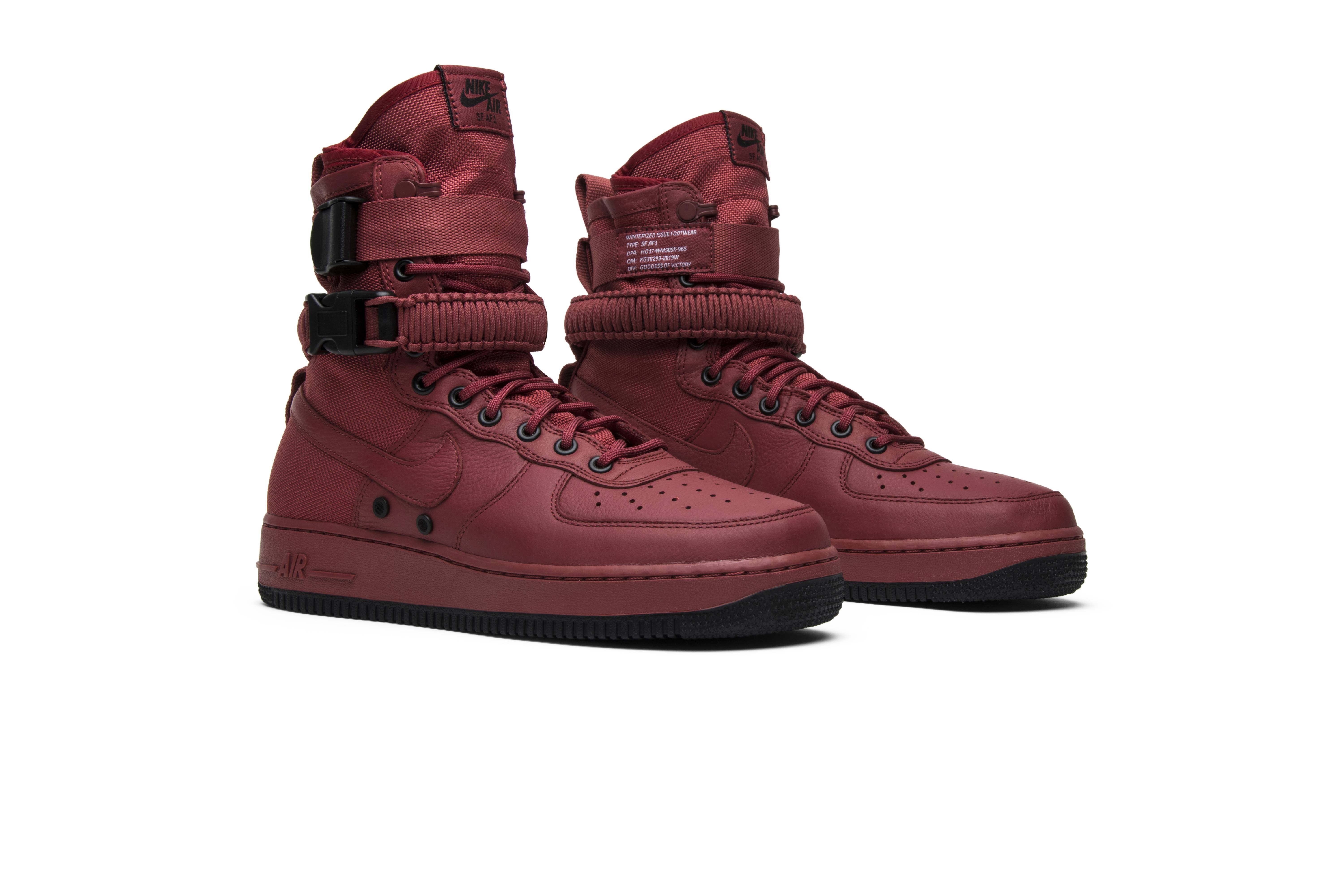 Nike sf af1 high red online