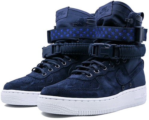(W) Nike SF Air Force 1 High 'Azul Medianoche' 857872-401 Lookbook (W) Nike SF Air Force 1 High 'Azul Medianoche' 857872-401