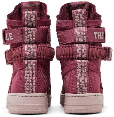 (W) 나이키 SF 에어포스 1 하이 "포스 이즈 피메일" 빈티지 와인 🍷 AJ1700-600 Details for (W) 나이키 SF 에어포스 1 하이 "포스 이즈 피메일" 빈티지 와인 🍷 AJ1700-600