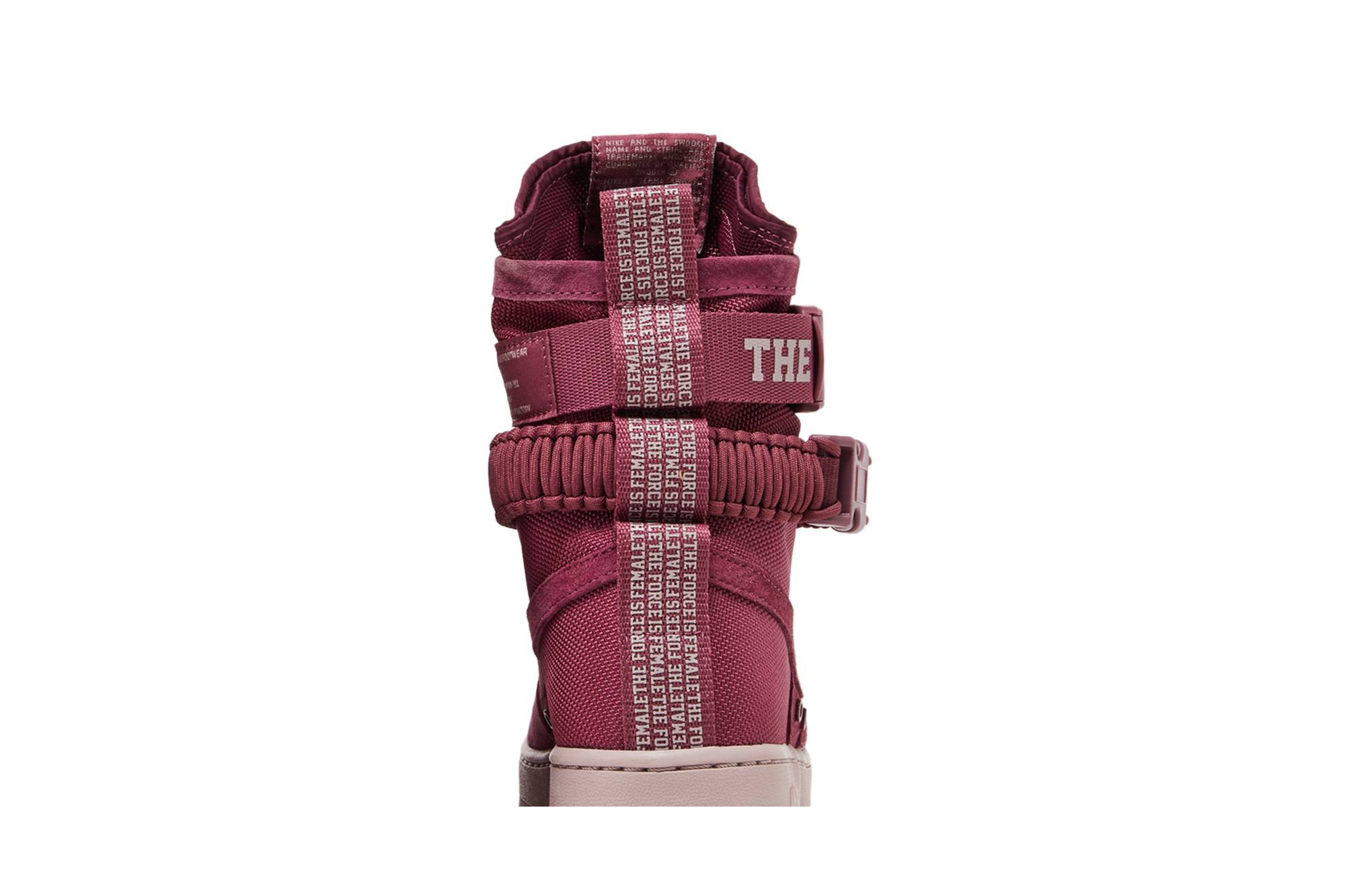 Sizing (Wanita) Nike SF Air Force 1 High Force Wanita Vintage Wine AJ1700-600