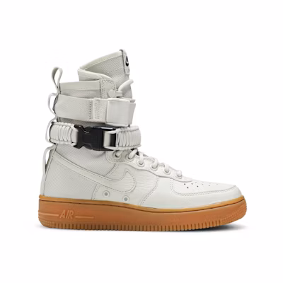 (W) Nike SF Air Force 1 High Light Bone