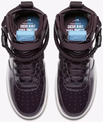 Women Nike SF Air Force 1 High Ruby Rose Force Is Female Port Wine AJ0963 600