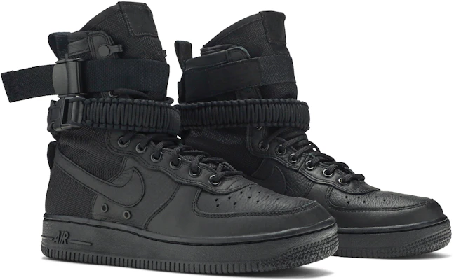 Sf air force one af1 special shield triple black best sale