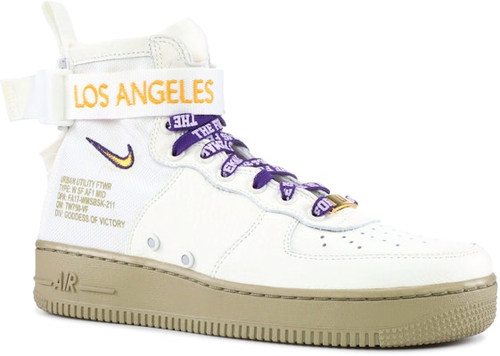 (Wanita) Nike SF Air Force 1 Mid 'Los Angeles' AA3966-100 Order (Wanita) Nike SF Air Force 1 Mid 'Los Angeles' AA3966-100