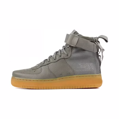 (W) Nike SF Air Force 1 Mid Dark Stucco