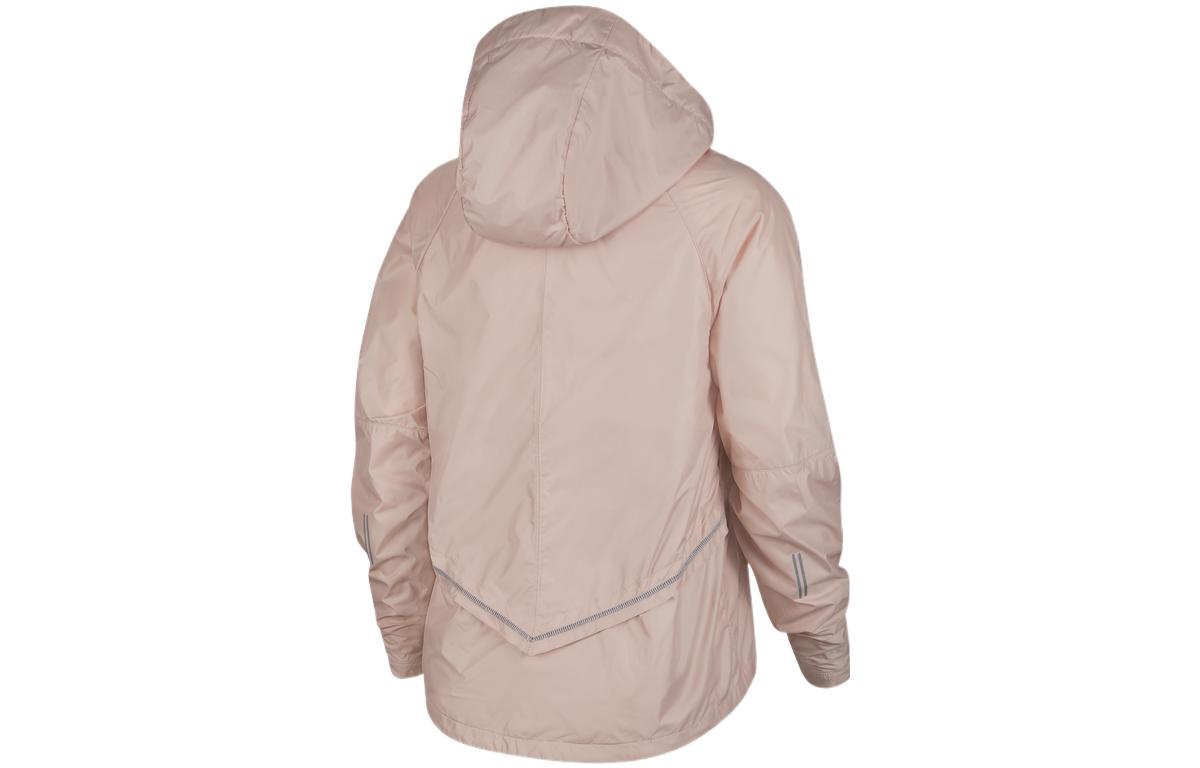 (Women) Nike Shield Logo Print Solid Color Running Jacket Women’s Pink CU3386-601 圖 3