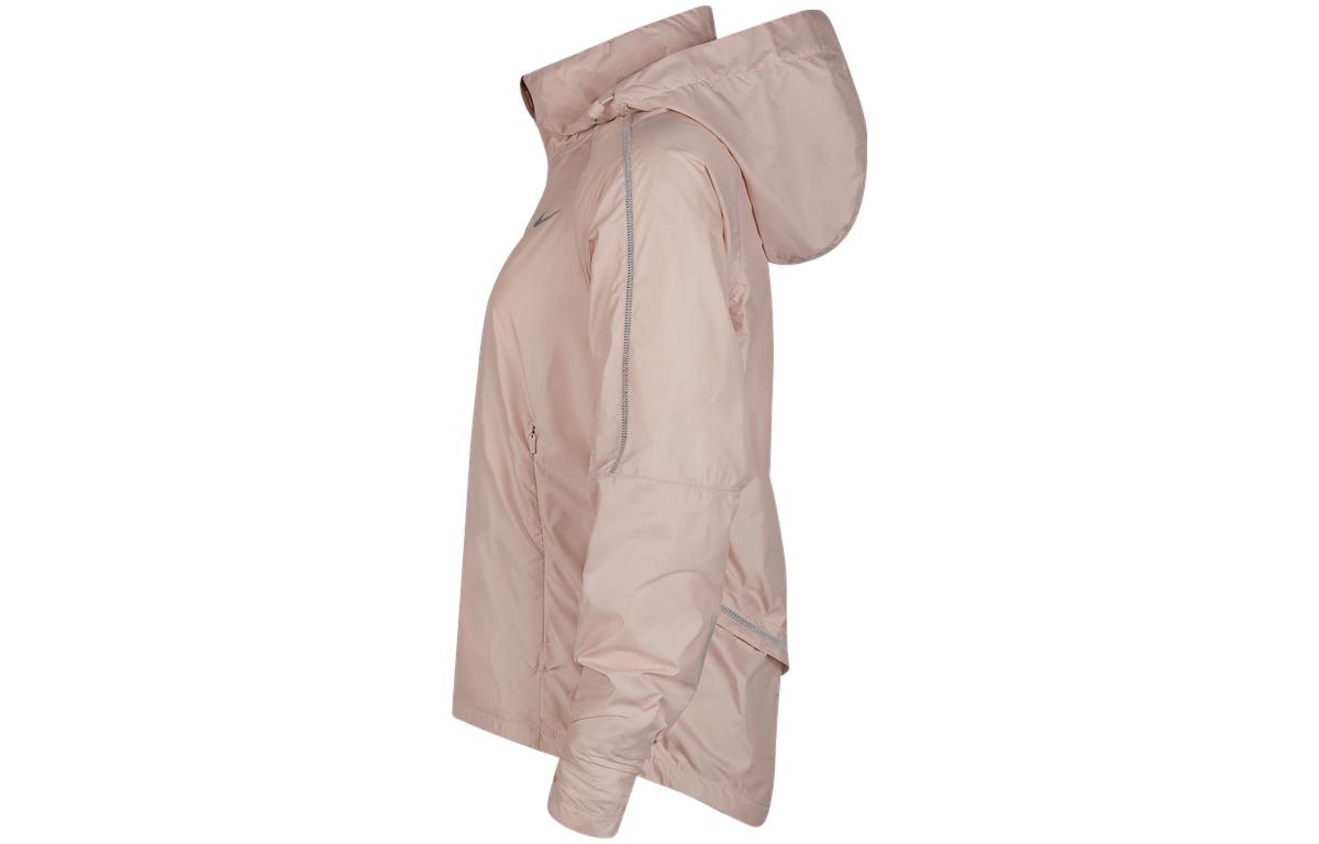 (Women) Nike Shield Logo Print Solid Color Running Jacket Women’s Pink CU3386-601 圖 4