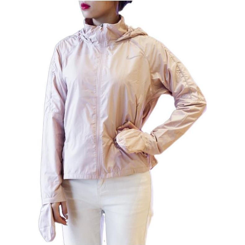 (Women) Nike Shield Logo Print Solid Color Running Jacket Women’s Pink CU3386-601 圖 5