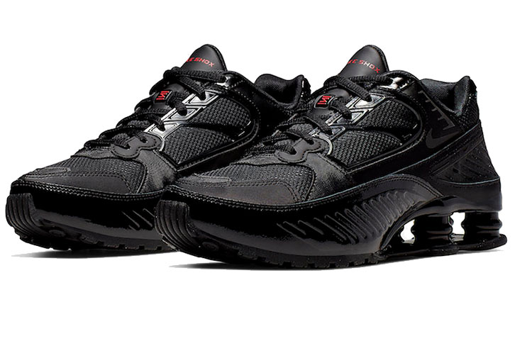 Order (W) Nike Shox Enigma 'Triple Black' Sepatu Pria Serba Hitam BQ9001-001