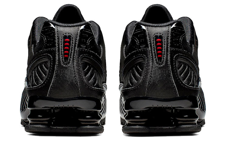 Shop (W) Nike Shox Enigma 'Triple Black' Sepatu Pria Serba Hitam BQ9001-001